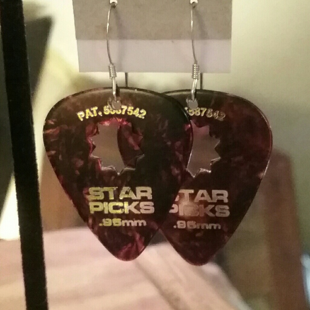 Guitar Pick Earrings